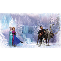 FROZEN CHAIR RAIL PREPASTED MURAL 6' X 10.5' - ULTRA-STRIPPABLE