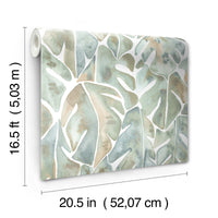CAT COQUILLETTE PHILODENDRON PEEL & STICK WALLPAPER