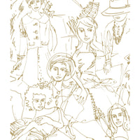 VOGUE SKETCHES PEEL & STICK WALLPAPER