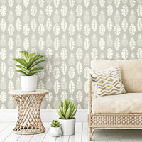 PINEAPPLE BLOCK PRINT PEEL & STICK WALLPAPER