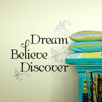 DREAM BELIEVE DISCOVER PEEL & STICK WALL DECALS