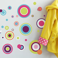 CRAZY DOTS PEEL & STICK WALL DECALS