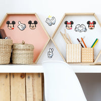 DISNEY MICKEY AND MINNIE TEXTING EMOJI PEEL AND STICK WALL DECALS