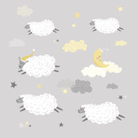 COUNTING SHEEP PEEL AND STICK WALL DECALS