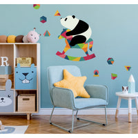 ANDY WESTFACE PANDA NURSERY PEEL AND STICK GIANT WALL DECALS