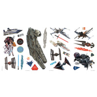 STAR WARS EPISODE IX GALACTIC SHIPS PEEL AND STICK WALL DECALS